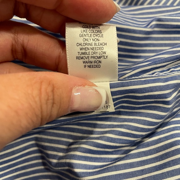 MERONA BLUE BUTTON DOWN - Picture 6 of 6